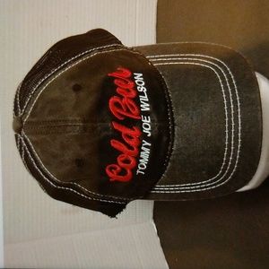 Guc. Cold beer Tommy Joe Wilson baseball cap.